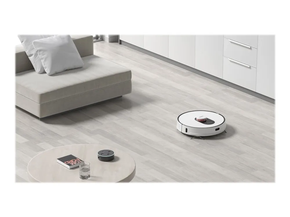 [OUTLET] - Xiaomi Roidmi Eve Plus - Hvid - 2700Pa sugestyrke- 5200 mAh batteri - Driftstid (max) 250 min - Med moppe funktion - Automatisk tømmestation - Appstyrret - Smart Home Kompatibel