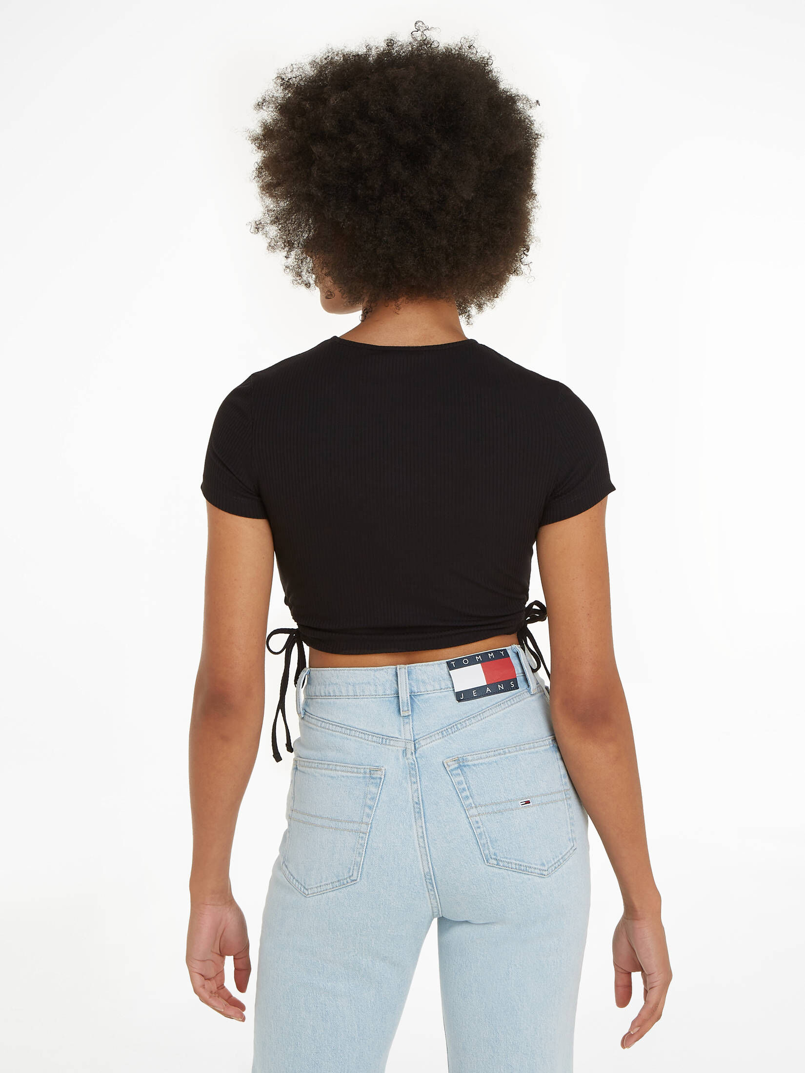 Tommy Jeans| Damen T-Shirt CROPPED RIB TOP