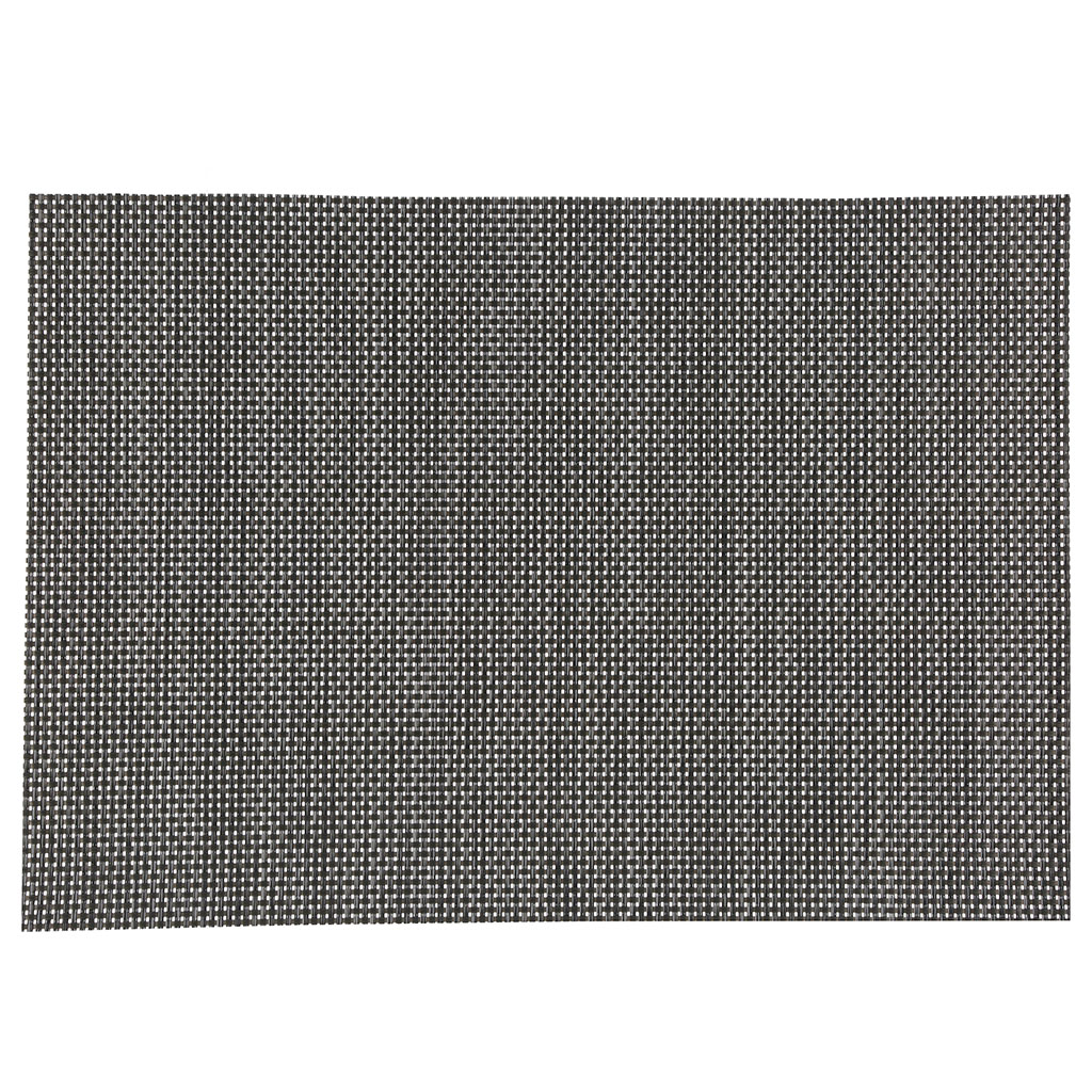 Set de table rectangulaire TEXAL noir 48x35cm