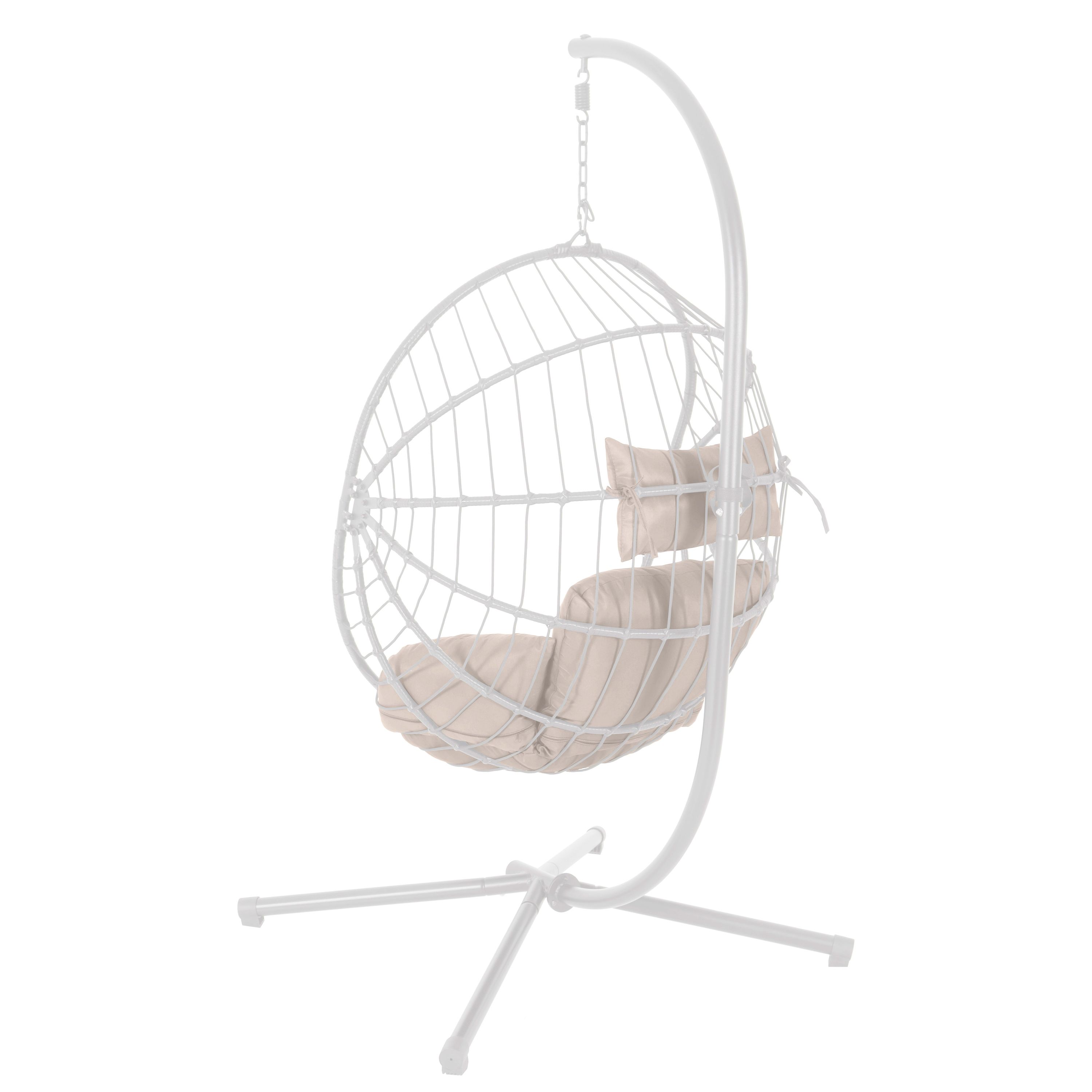 Hängesessel mit Gestell LAOS beige