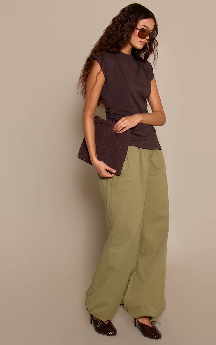 Kaki Pantalon Cargo Ballon