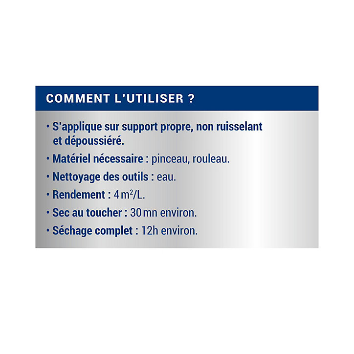 Traitement murs humides et salpêtre intérieur extérieur incolore Ripolin 2,5L