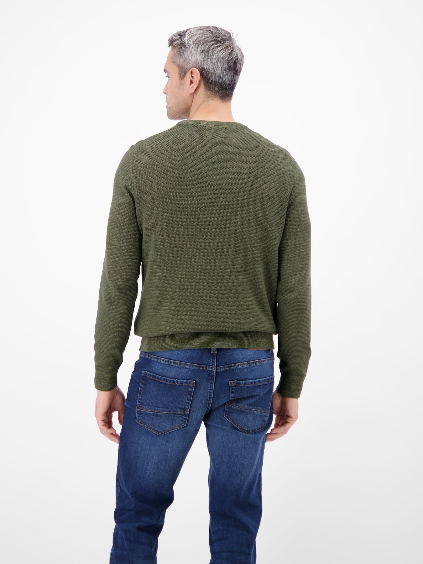 Herren Strickpullover in Twist-Struktur