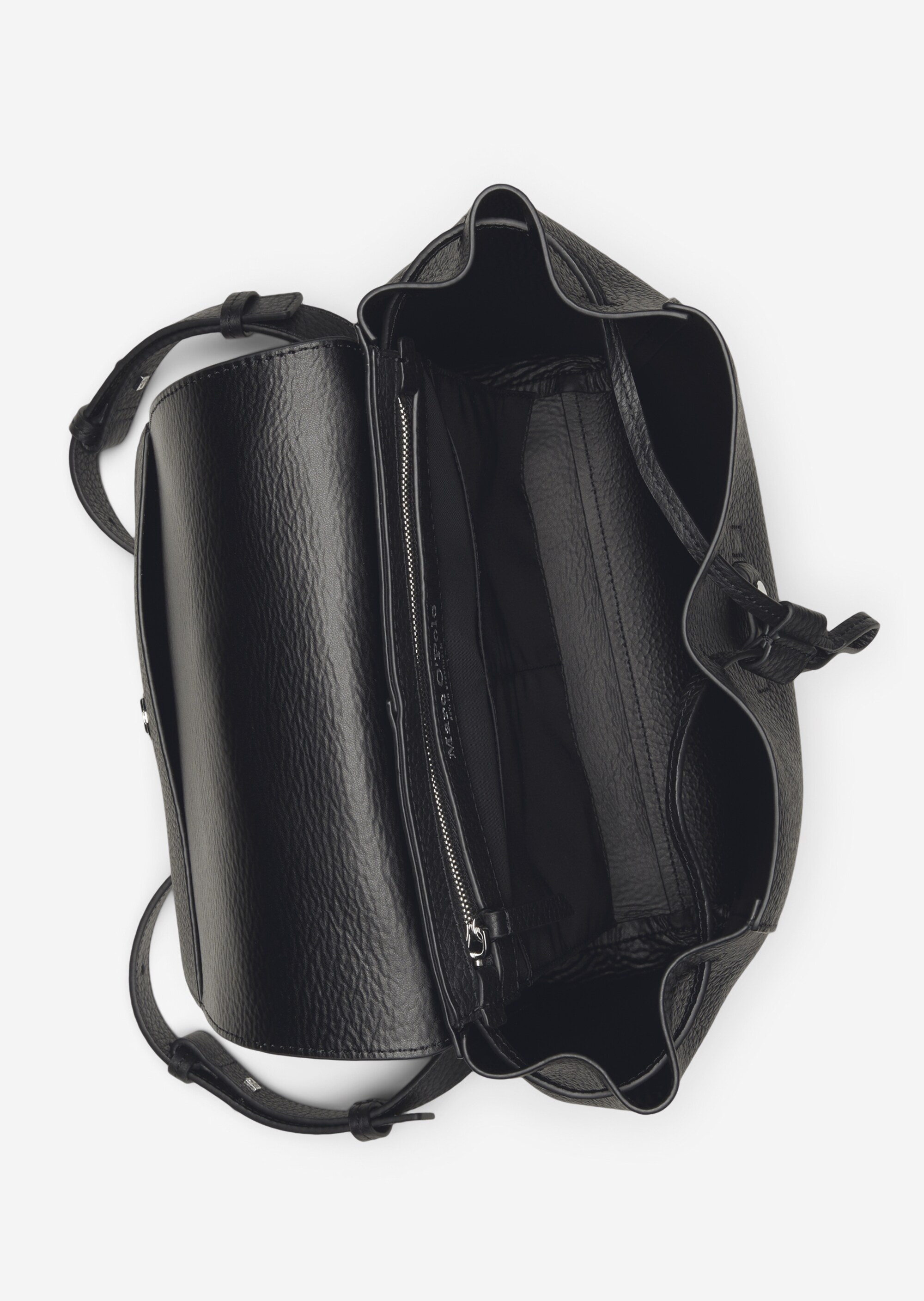 Rucksack aus genarbtem Rindleder