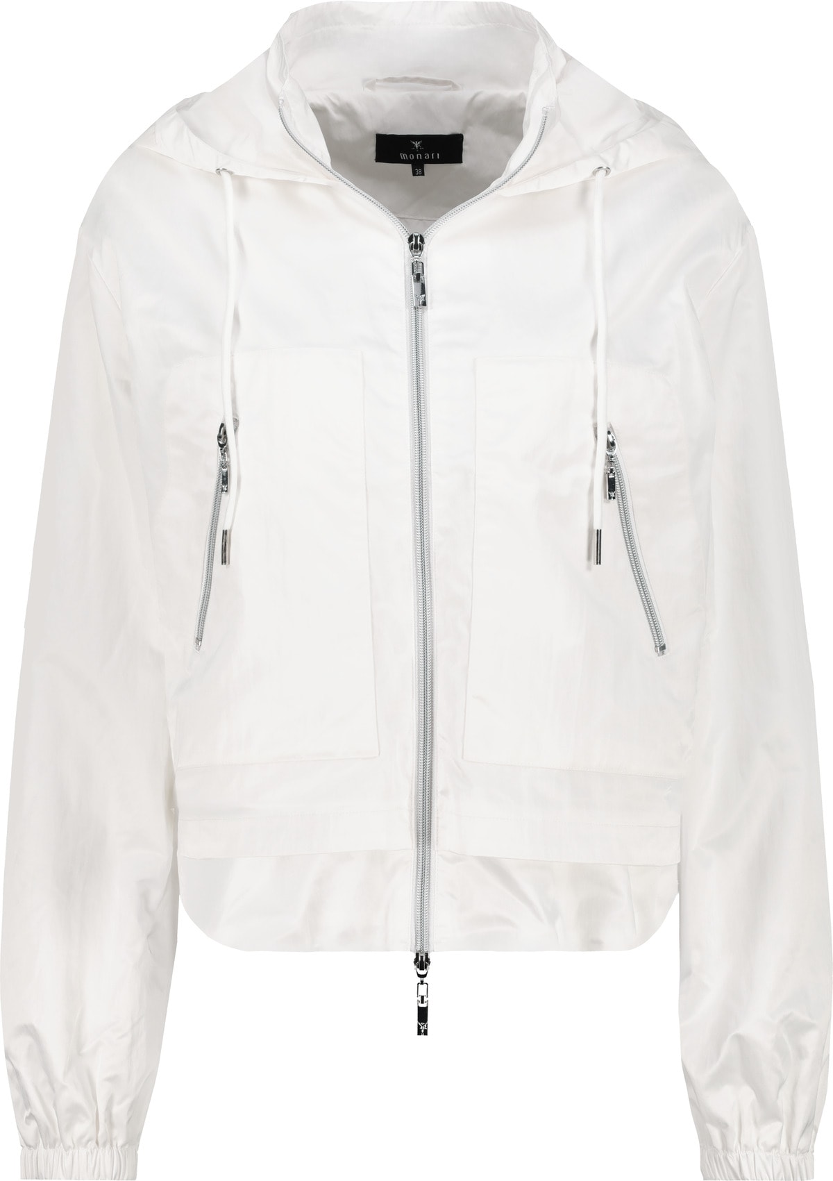 Monari Kurzjacke mit Kapuze mit Zwei-Wege-Reissverschluss