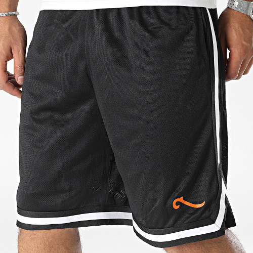 Short Jogging Wave Noir Orange