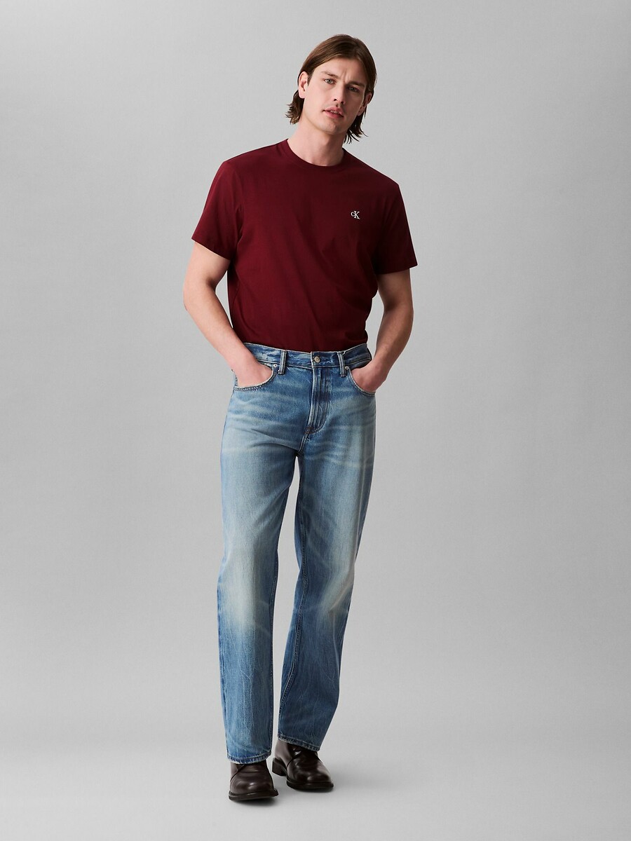 CALVIN KLEIN JEANS<br>Camiseta de manga curta com monograma