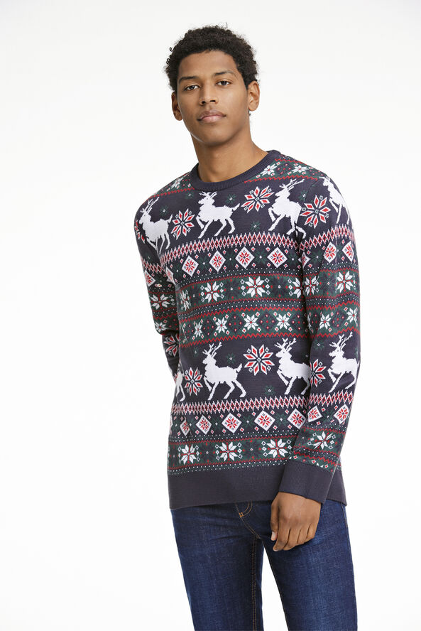 Lindbergh Christmas knit Dk navy