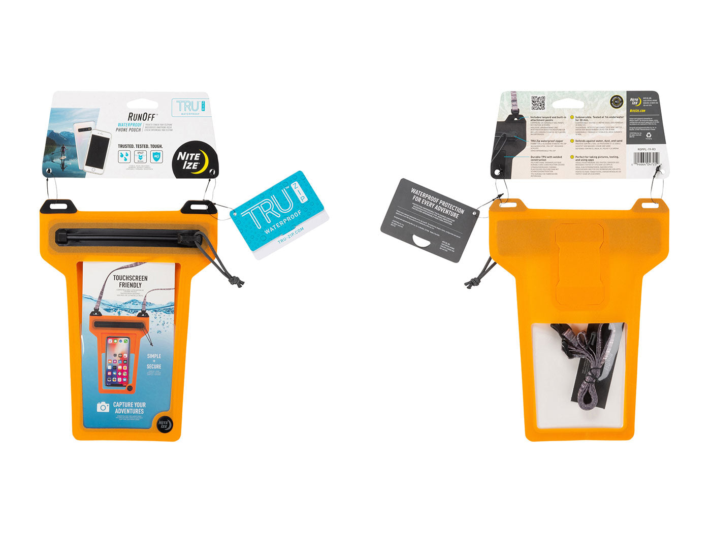 Nite Ize RunOff Waterbestendige Telefoonhoes Oranje