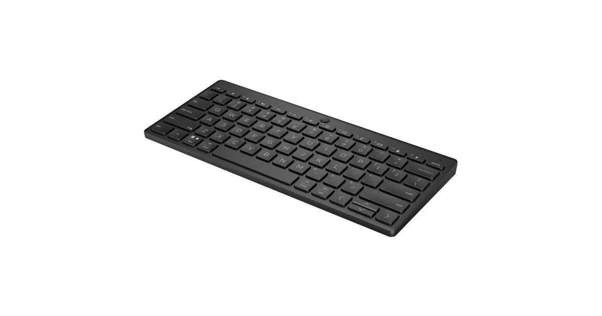 HP350 Compact Multi-Device Bluetooth Toetsenbord (692S8AA)  (Zwart, EU lay-out (QWERTY), Bluetooth® 5.2)