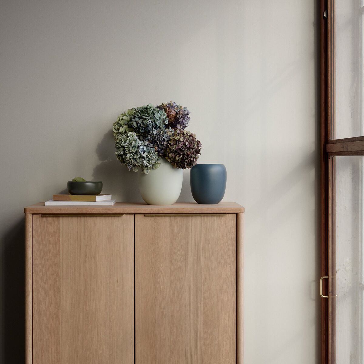 Ora vase liten, dusty blue