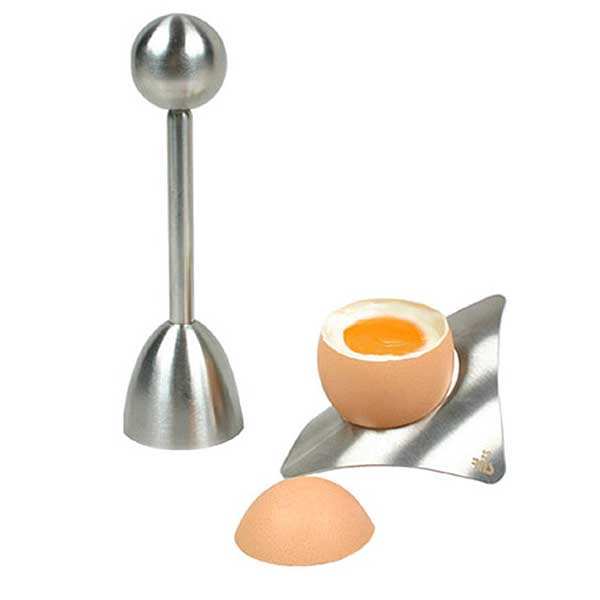 Toqueur à oeuf à ressort en inox