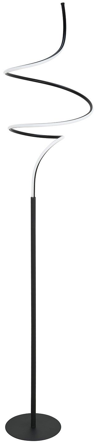 Vloerlamp Zwart Curle ⌀35  x H170 cm
