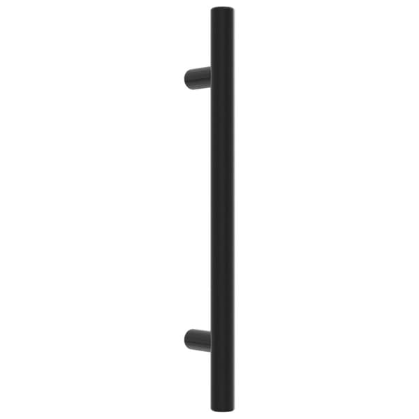 vidaXL Skaphåndtak 20 stk svart 128 mm rustfritt stål