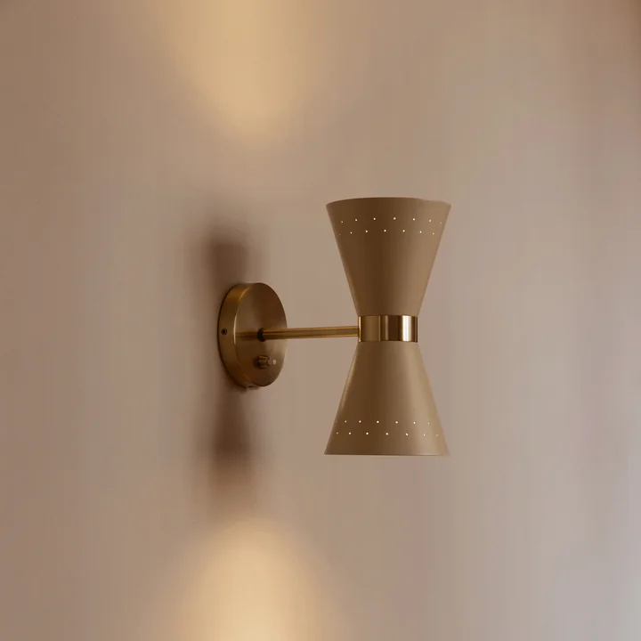 Audo - Collector Wandleuchte, crème