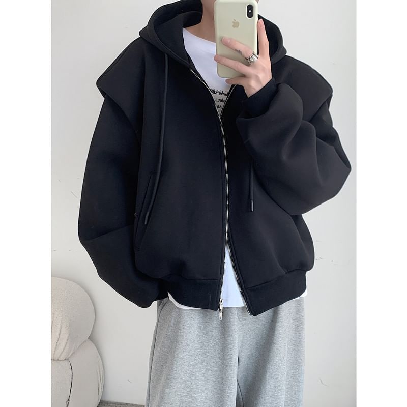 Blueforce - Effen hoodie met rits