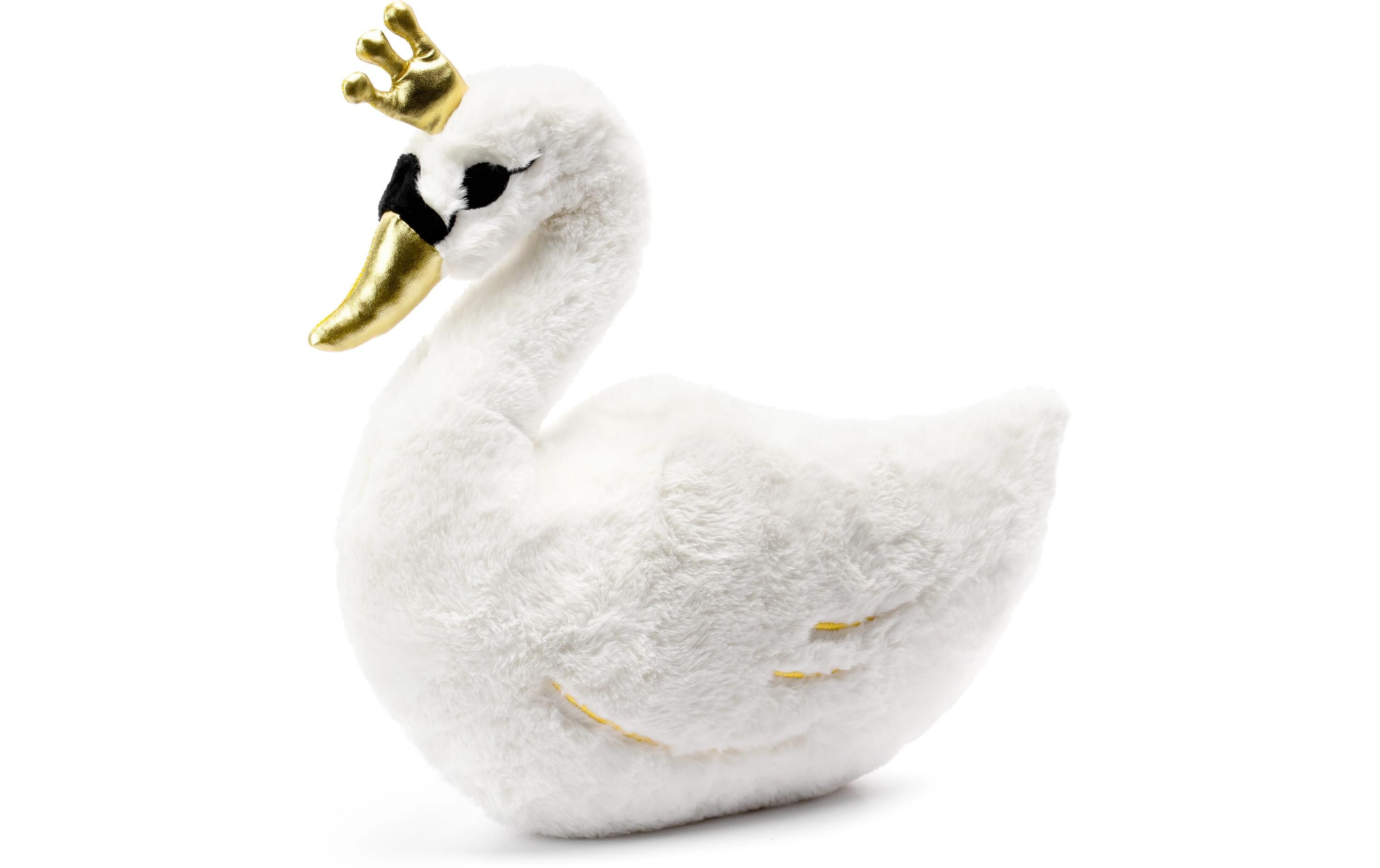 Kissen Lovely Swan 34 x 35 cm, Crème/GoldKinderspielzeug