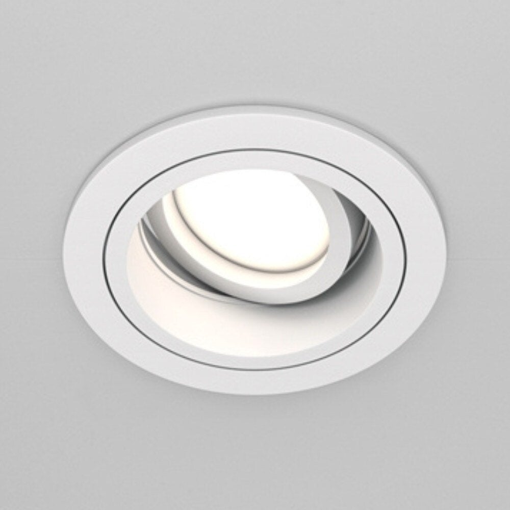 Atom inbouwplafondlamp in wit, GU10, rond, 92mm