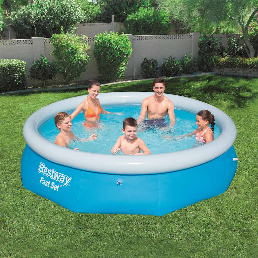 Bestway Fast Set opblaaszwembad, rond, 305 x 76 cm, 57266