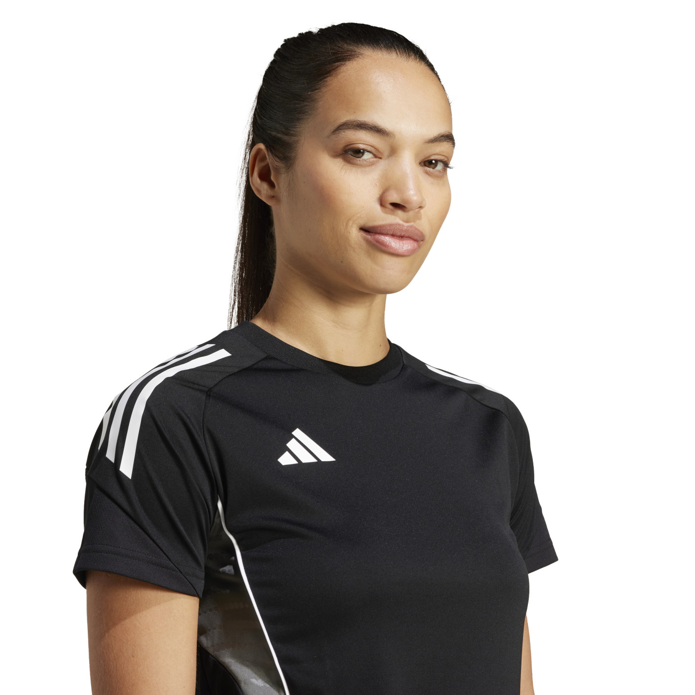 Adidas Tiro 25 Competition Trainingsshirt Dames Zwart Grijs Wit