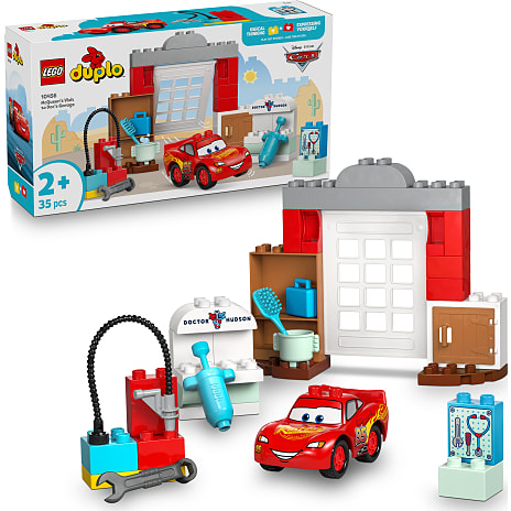 LEGO DUPLO Lynet McQueens besøg i Docs værksted 10456