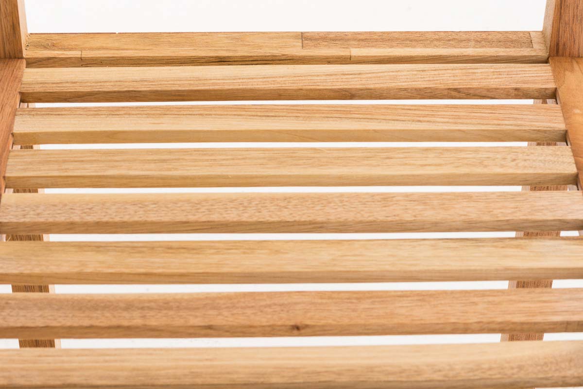 CLP Standregal aus Holz | Holzregal in verschiedenen Höhen erhältlich | Badezimmerregal mit 3-5 Ablageflächen