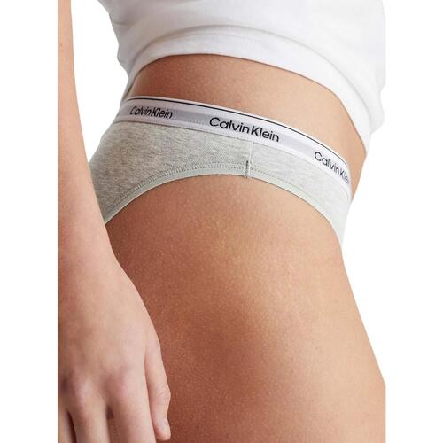 Calvin Klein Jeans - BIKINI 3PK BLACK/WHITE/GREY Negro