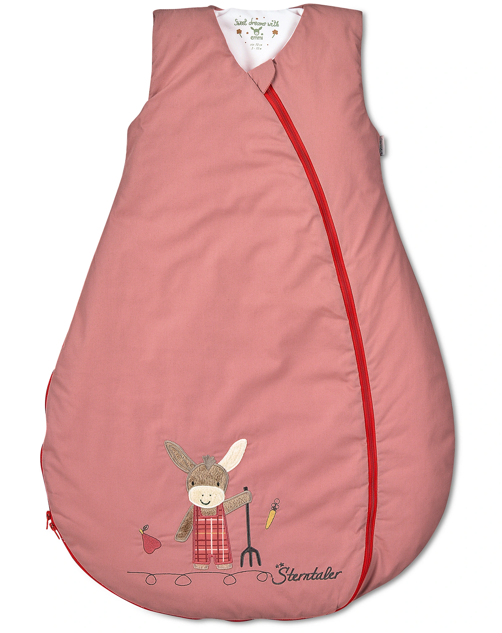 Funktionsschlafsack EMMIS GARDEN in hellrot