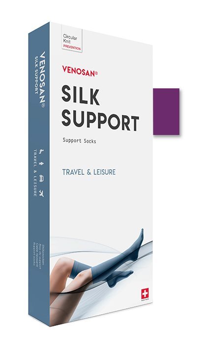 VENOSAN A-D Support Socks L sisko violet 1 Paar