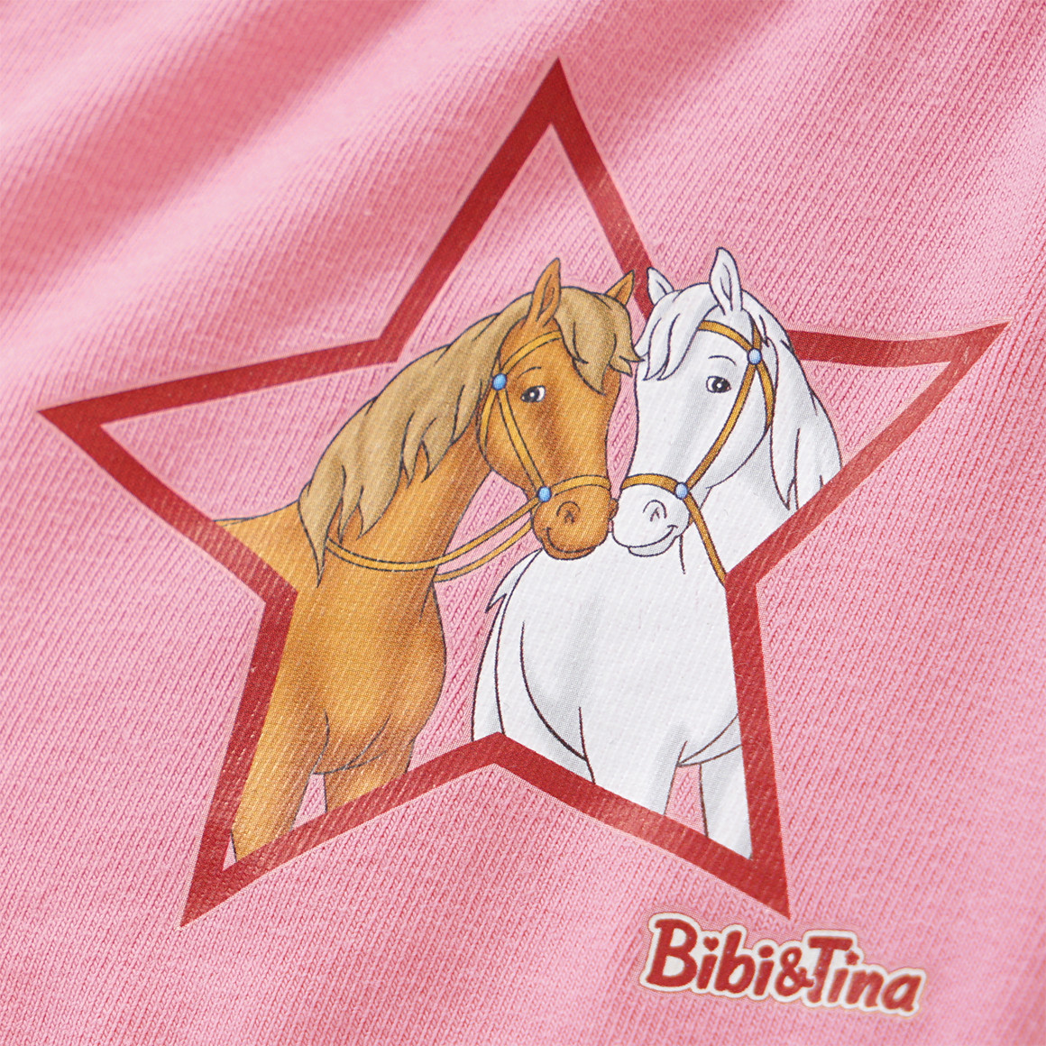 Topolino 2 Bibi & Tina Pantys mit Print weiss / rosa