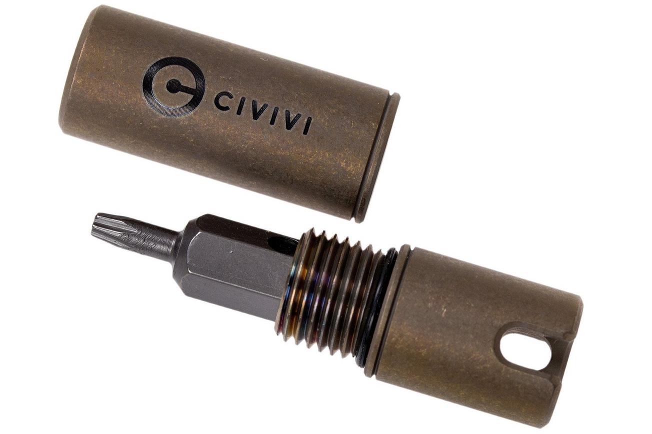 Civivi C20048-2 Key Bit Container Bronze Titanium