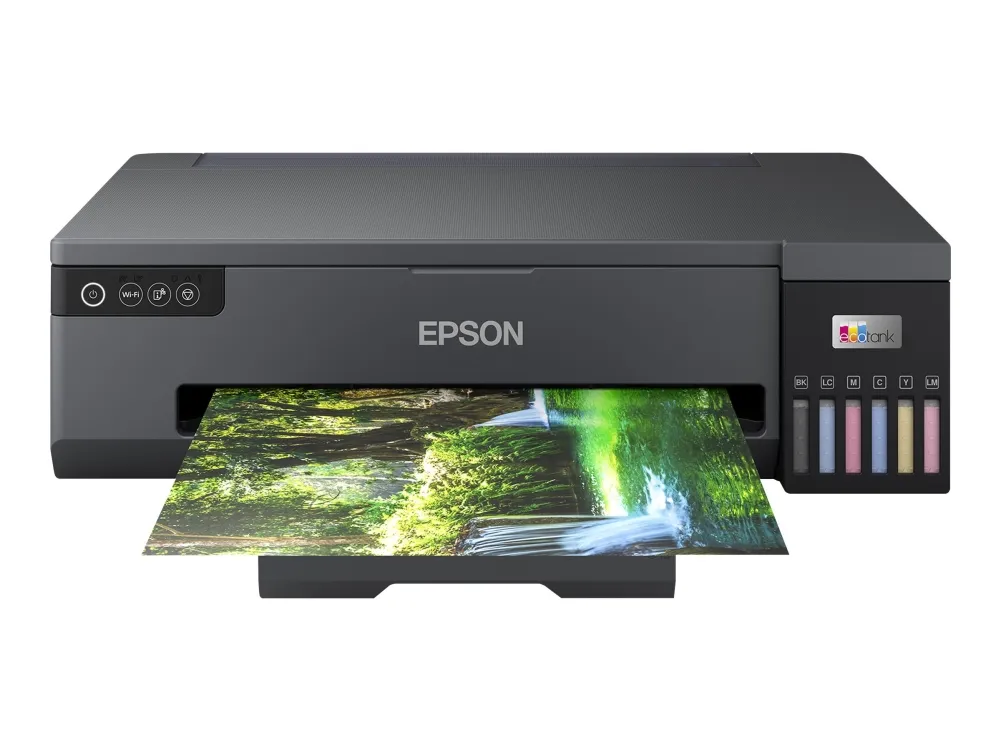 Epson EcoTank ET-18100 - Printer - farve - blækprinter - kan genopfyldes - A3 - 5760 x 1440 dpi - op til 8 spm (mono) / op til 8 spm (farve) - kapacitet: 80 ark - USB, Wi-Fi