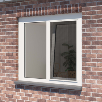 Livn vast horraam Basic wit 120x150 cm