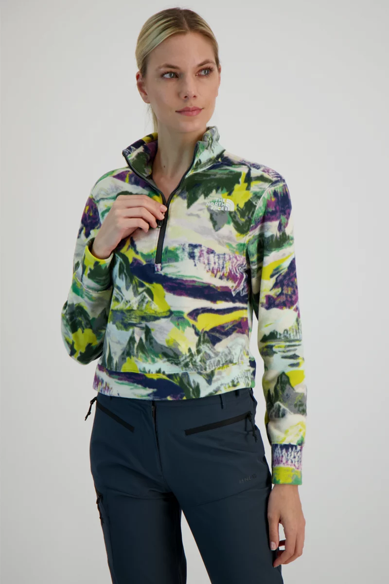The North Face 100 Glacier Printed Damen Midlayer