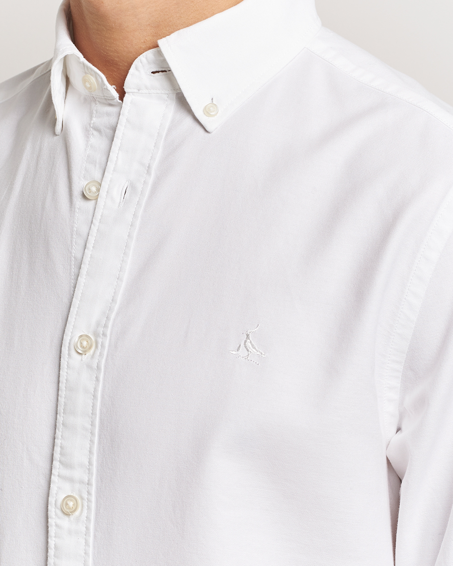Charles Tyrwhitt Button Down Stretch Oxford Shirt White