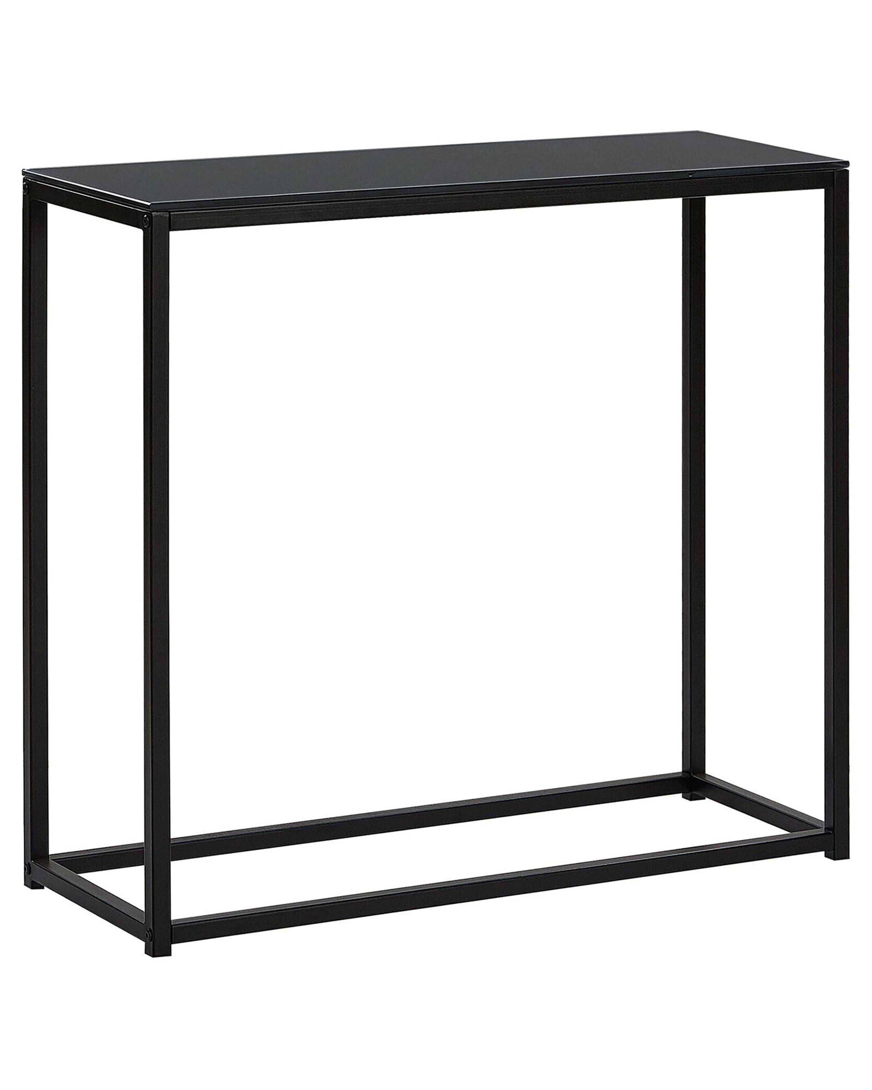 Sidetable DELANO Veiligheidsglas Zwart