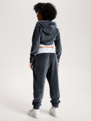 Moletom curto Heritage Velour Lounge