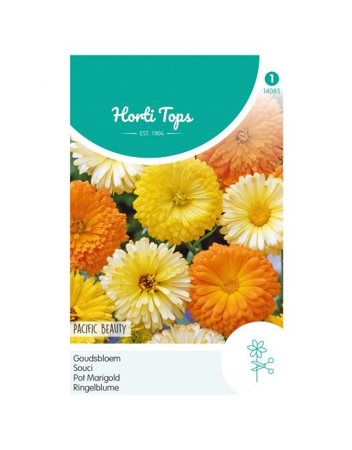 Hortitops Calendula - Goudsbloem Pacific Beauty Gemengd - Bloemenzaden - 2 g