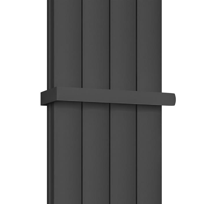 Eastbrook Guardia handdoekhouder voor radiator 55cm antraciet