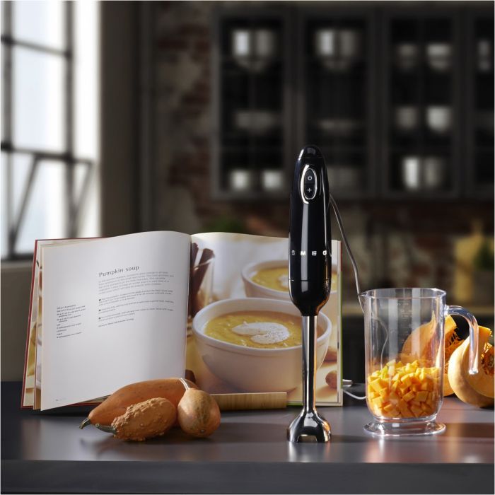SMEG Stabmixer 50's Retro Style HBF22BLEU schwarz