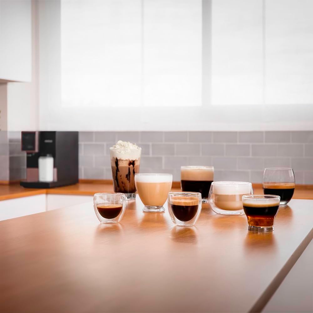 Cecotec Machine a Café Espresso Superautomatique Cremmaet Compactccino Connected Black Rose. 19 Bars, cran TFT, Wifi, Moulin Integré, Réservoir d'eau 1,1 L et de lait 400 ml, Nettoyage Automatique