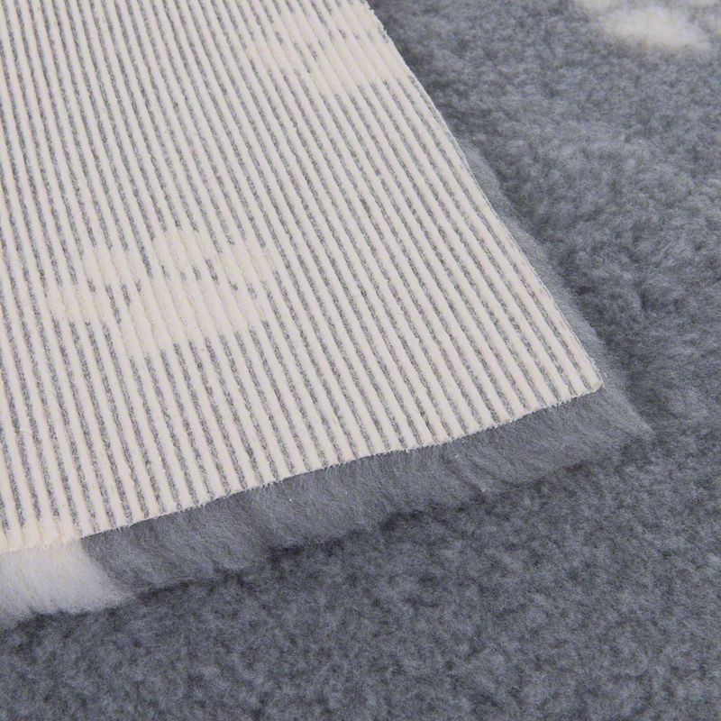 Tapis Vetbed Isobed, gris, beige et rose