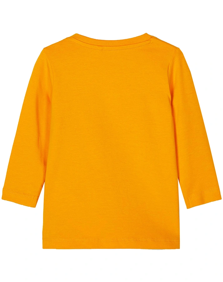 Langarmshirt NBFTIKA in gelb