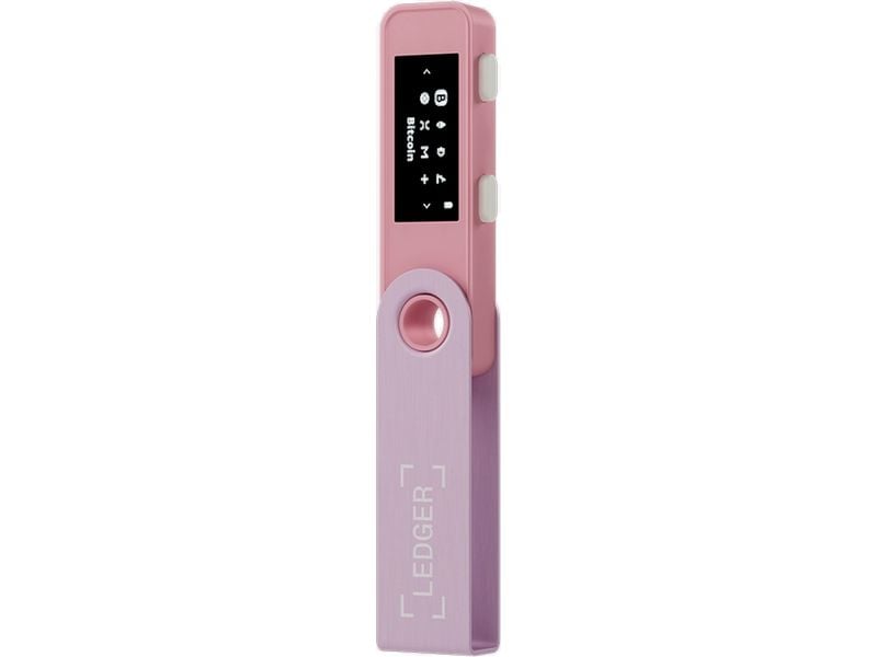 Ledger Nano S Plus Pastel Pink Crypto-Hardware-Wallet zum Kaufen, Verwalten und Vermehren digitaler Vermögenswerte