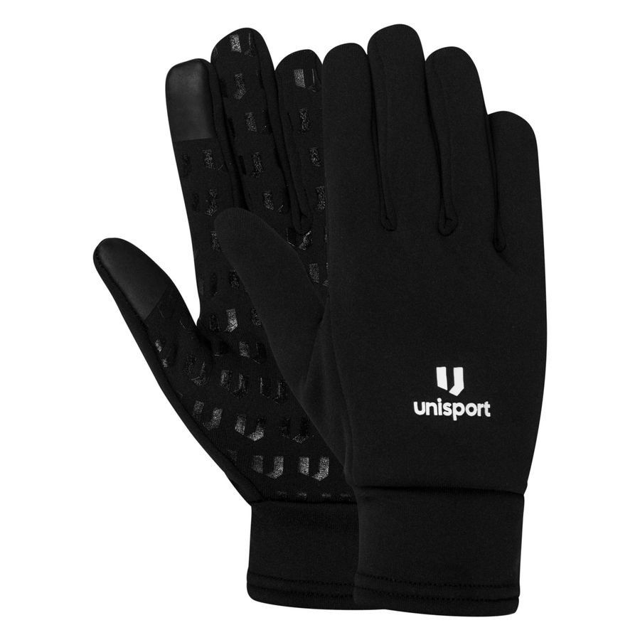 Unisport Gants de Joueur Warm - Noir