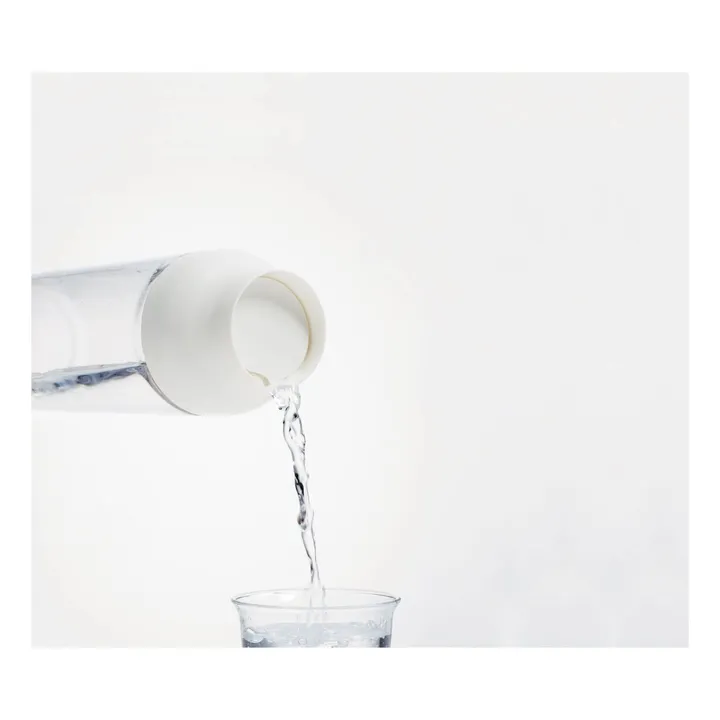 Kinto Carafe en verre Capsule - 1 L | Blanc