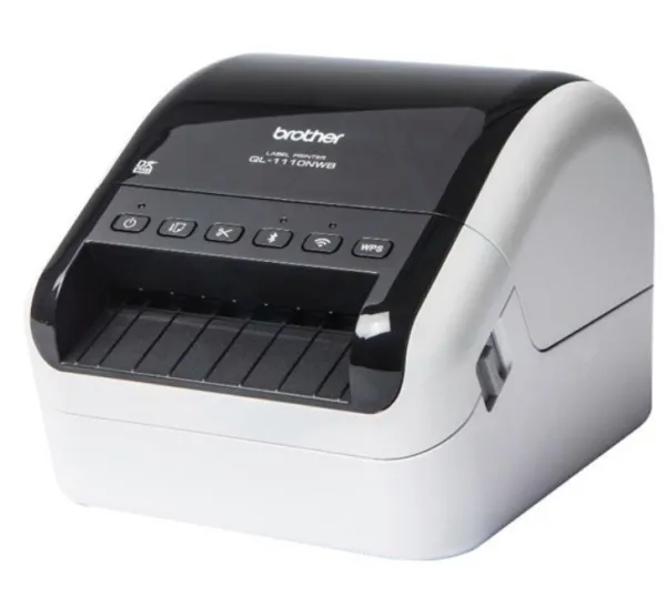 Brother QL-1110NWB - Etiketprinter - direkte termisk - Rulle (10,36 cm) - 300 x 300 dpi - op til 110 mm/sek. - USB 2.0, Bluetooth 2.1 EDR - skærer