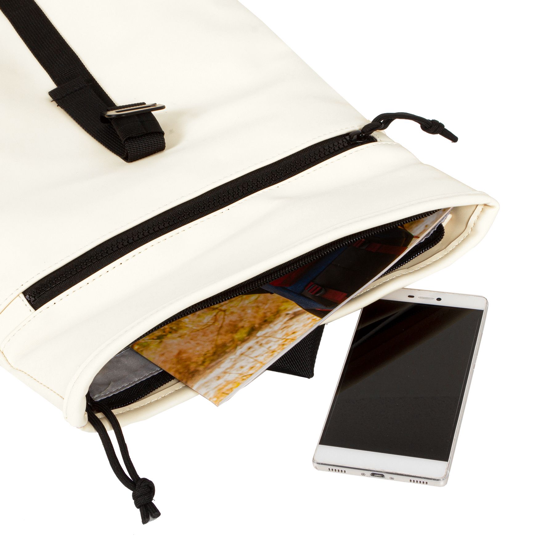 New Rebels Mart Los Angeles Rolltop Backpack Mini White