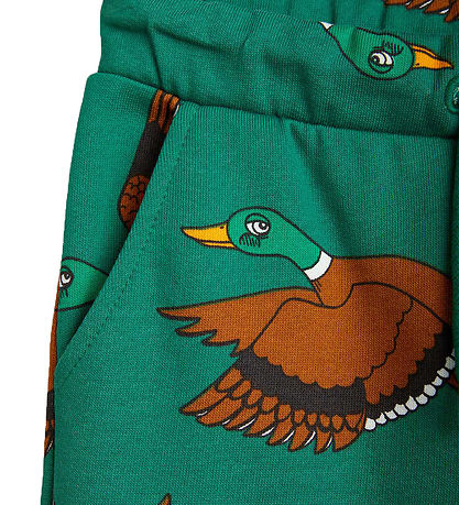 Mini Rodini Sweatpants - Ducks -  Grøn