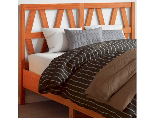 VIDAXL - Tête de lit cire marron 160 cm bois massif de pin